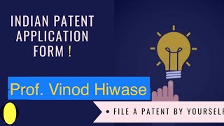 Patent Application Process in India  Patent Registration in IndiaPatent file Step vinodhiwase [upl. by Pahl]