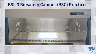 NETEC Biosafety Level 3 Laboratories BSL3 Biosafety Cabinet Practices [upl. by Mahtal624]