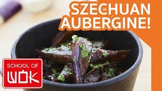 Easy Szechuan Aubergine Chinese Eggplant Vegetarian Recipe [upl. by Joshi106]