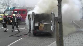 Brandweer en politie Prio 1 buitenbrand Rijnzichtweg Oegstgeest [upl. by Norod]