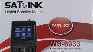 satlink WS6933 satellite finder । satlink ws6933 setup । dthinfobd । sat link meter ws6933 । DTH [upl. by Nowtna]