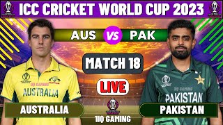 Live PAK Vs AUS  ICC World Cup 2023  Live Match Centre  Pakistan Vs Australia  2nd Inning [upl. by Euk]