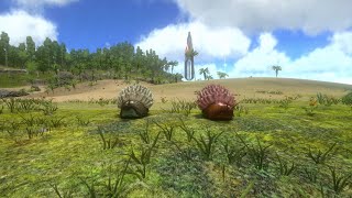 ARK Mobile アフリカマイマイ カタツムリ の小技 Achatina a trick [upl. by Oirasec260]