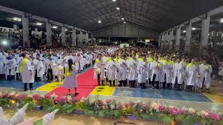 SANTIAGO CITY NATIONAL HIGH SCHOOL GRADUATION DAY AND SONG  HULING SAYAW [upl. by Angelo512]