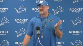 Lions Dan Campbell on coaching interest  Hendon Hooker  more ahead of Saints game via lions nfl [upl. by Ytsirhk]