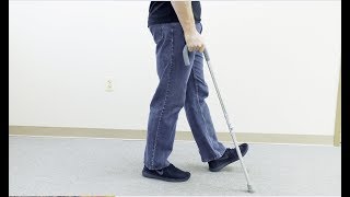 How to Walk with a Cane Sizing Training Use and Stairs [upl. by Parker]