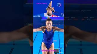 Beautiful woman in womens diving 2024 Maycey Adrianne Vieta sports diving ytshorts sport sirens [upl. by Neisa131]