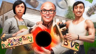 СБЕЖАЛ ОТ ЗЛЫХ РОДИТЕЛЕЙ ЧЕРЕЗ ЧЕРНУЮ ДЫРУ в SCHOOLBOY RUNAWAY в VR в Garry’s Mod [upl. by Cash]