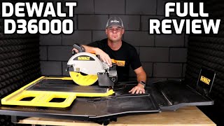 Dewalt D36000 Tile Saw Full Review Best Large Saw 2020 [upl. by Ahsika]