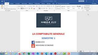 EP8 La Comptabilité Générale S1 Les Comptes schématiques [upl. by Yc313]