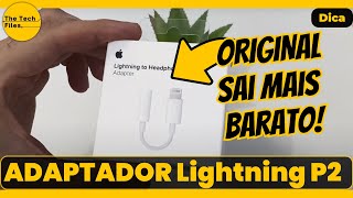 CABO ADAPTADOR P2 LIGHTNING PARA USAR LAPELA E FONE NO IPHONE  É ESSE QUE VOCÊ DEVE COMPRAR [upl. by Aura]