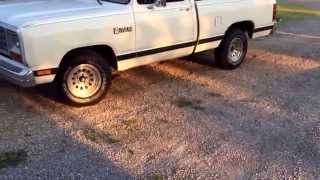 1984 dodge d150 318 all original [upl. by Ertemed626]