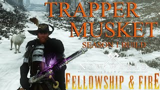 Trapper MusketRapier Build  New World Season 1 [upl. by Llerruj]