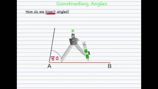 How to Construct 30 45 60 90 and 120 degrees [upl. by Lenox973]