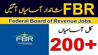 FBR Jobs August 2024  Federal Board of Revenue Jobs  New FBR Jobs  Jobs in FBR 2024 Apply Online [upl. by Aniles]