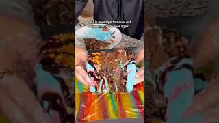 This is a reminder to never eat boring ice cream ever again… shorts viral mukbang [upl. by Yorgo]