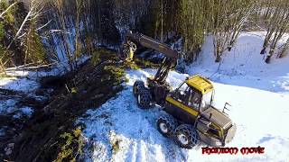 Ponsse Ergo 8wd C5 H7  2016 mod  Buskerud  Norway [upl. by Rosemare]