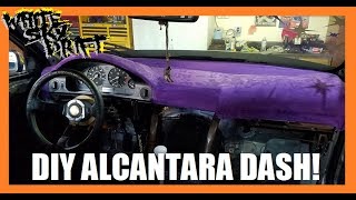 HOW TO WRAP YOUR DASH DIY ALCANTARAMICRO SUEDE [upl. by Osbourn]