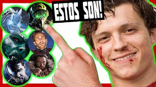 🕷️SPIDERMAN 4 TOM HOLLAND VILLANOS 👉 vs LOS 6 SINIESTROS FILTRADO teorías💥 [upl. by Dolli]