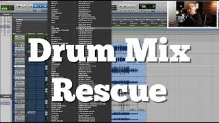 Drum Mix Rescue  How To Fix Badly Recorded Drums [upl. by Adidnere353]