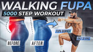 5000 STEPS WORKOUT AT HOME  FUPA Fat Burn Walk  30 MIN [upl. by Notsgnal]