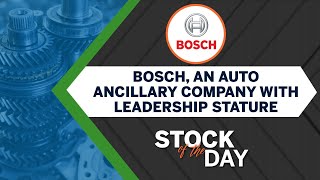 Bosch  Company Focused On Technologically Advanced Products  Stock Of The Day [upl. by Rehpotirhc]