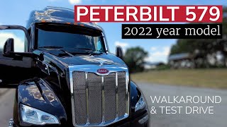 2022 Peterbilt 579 tour of updated features and test drive [upl. by Christensen]