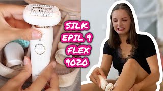 SILK EPIL 9 FLEX IM LIVE TEST  EHRLICHE REVIEW  justVIO [upl. by Hadik]