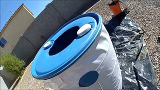 DIY Solar powered Low pressure Aeroponics tower build [upl. by Gentry]