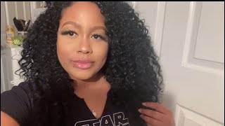 5000 Hairstyle 😱 Milky Way Organique Water Curl Hair review [upl. by Templa186]