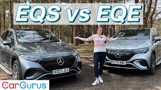 Mercedes EQS SUV vs EQE SUV Best of the Benz [upl. by Ahsa]