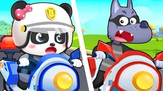 Super Policeman  Doctor Cartoon Firefighter Song  Nursery Rhymes  Kids Songs  BabyBus [upl. by Vetter]