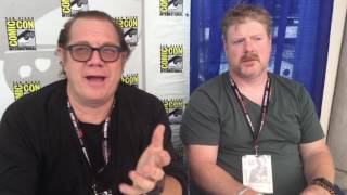 SDCC 17 Exclusive Voice Actors John DiMaggio Futurama amp Frederick Tatasciore Avengers Assemble [upl. by Anual950]