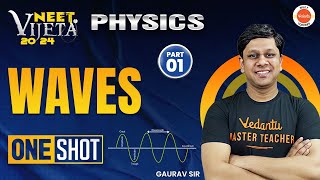 Waves In One Shot Part1  Class 11  NEET 2024 Physics  Vijeta Batch neetkijeet [upl. by Anana]