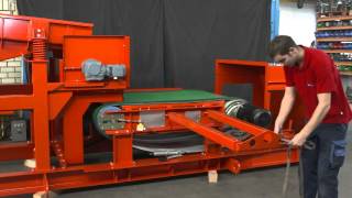 Goudsmit magnetics Eddy Current demonstratie vervangen transportband [upl. by Viv]