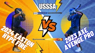 Easton Hype Fire Vs Axe Avenge Pro [upl. by Amerd525]