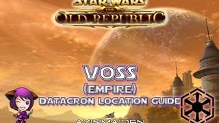 SWTOR  Voss Empire Datacron Location Guide [upl. by Aisyle]