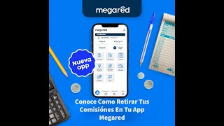 En Megared te enseñamos como retirar tus comisiones desde la nueva versión actualizada megared [upl. by Assed]