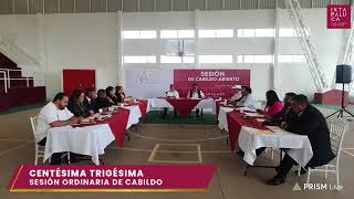 130a Sesión Ordinaria Publica de Cabildo Ixtapaluca Méx [upl. by Holle]