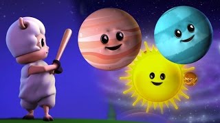 planètes chanson pour les enfants  Chansons de bébé  Poèmes denfants  Planets Song  Kids Song [upl. by Aiciram]