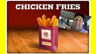 BURGER KING® CHICKEN FRIES REVIEW [upl. by Sessler227]