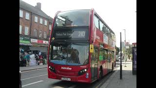 Enviro 400 Hybrid Metroline TEH1237 LK61BLJ Route 210 Leaving at Tollington Park for Finsbury Park [upl. by Dorahs906]