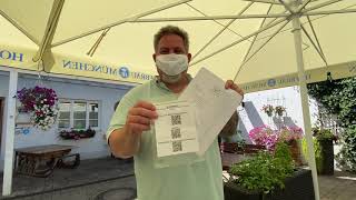 Hygienekonzept Gasthof Heinzinger Rottbach Speisekarte mit QRCode [upl. by Gnok]