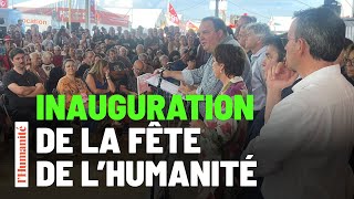 Inauguration de la Fête de lHumanité 2023 [upl. by Merceer]