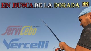 🟡 CONDICIONES PERFECTAS BUSCANDO LA DORADA  SURFCASTING ALMERÍA 🟡 [upl. by Ragas]