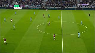 Manchester City vs West Ham  English Premier League 202324  Epl Live Stream  Pes 21 Gameplay [upl. by Nollahp44]