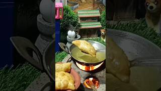 Miniature Kuli Pitha Recipecookingshorts kitchenset miniaturefoodrecipe trending [upl. by Amathiste]