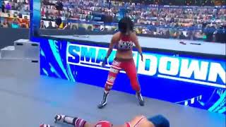 Bayley Attacks Sasha Banks [upl. by Shaver171]