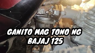 PAANO MAG TONO NG CARBURADOR BAJAJ 125 [upl. by Risser]