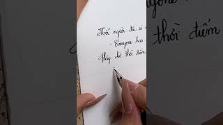 Wait for your time calligraphy handwriting motivation [upl. by Enorahs593]